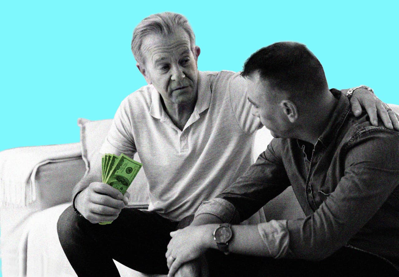 ‘I don’t consider him our responsibility,’ but my wife wants to give money to a relative starting college. Please help.