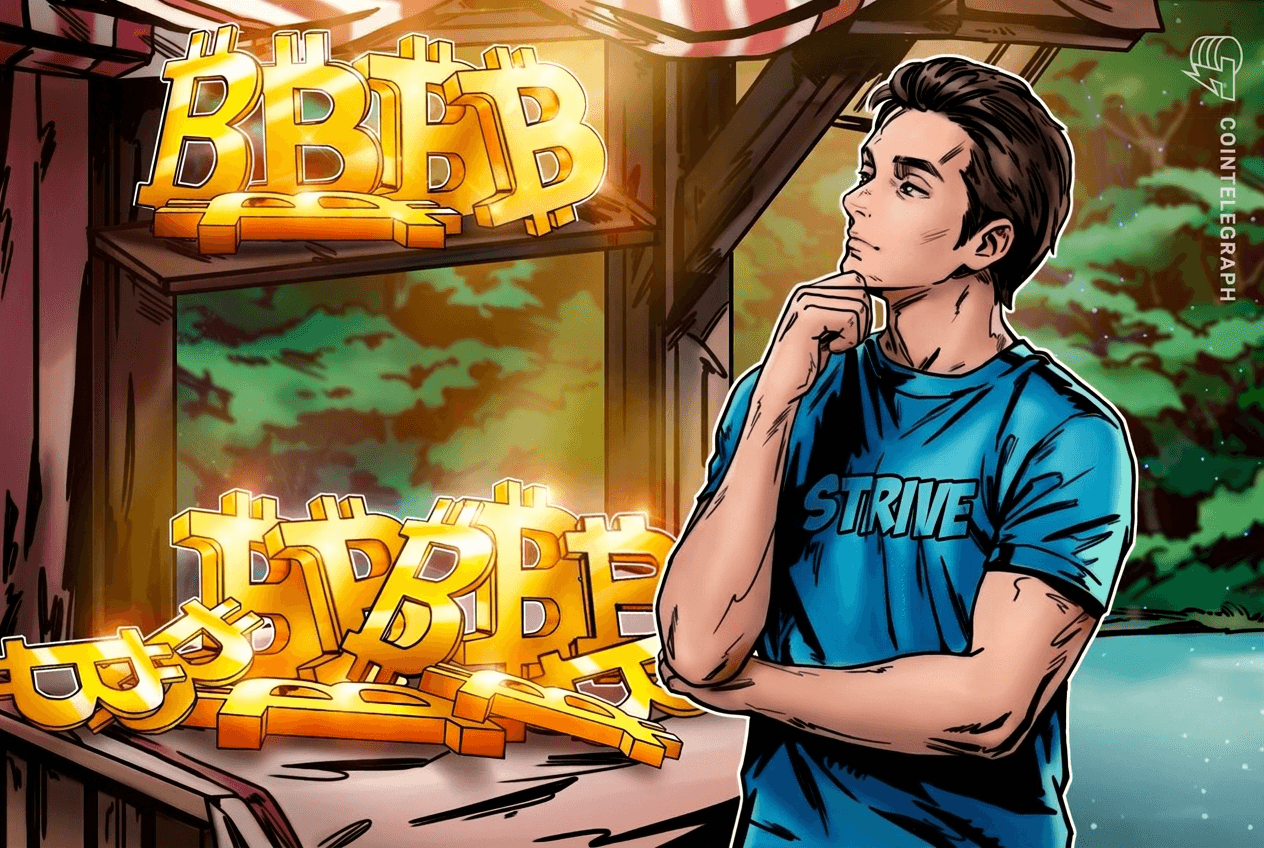 Strive adds 469 Bitcoin to reach 25,000 BTC treasury