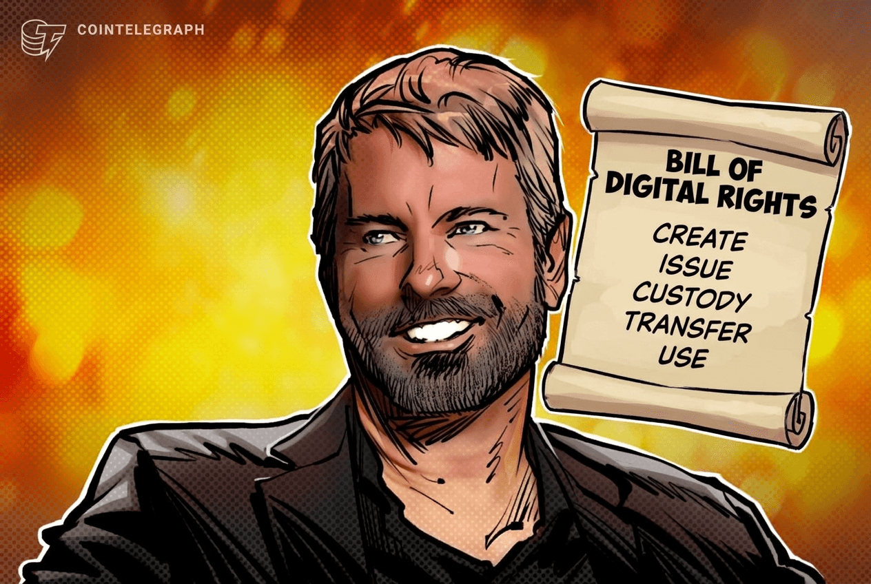 Saylor outlines ‘bill of digital rights’ to help build prosperity in future economy
