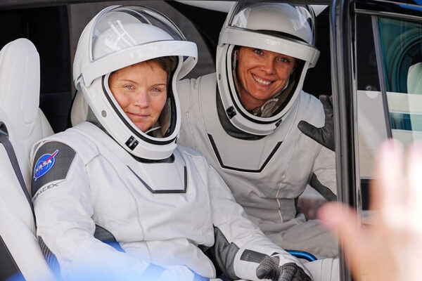 NASA astronauts step outside space station to perform the 5th all-female spacewalk