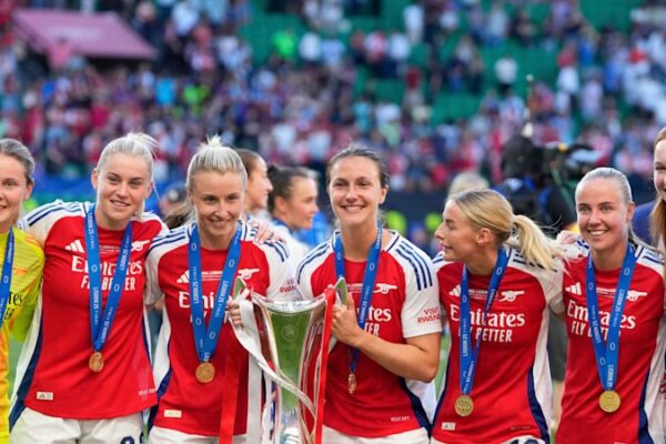 Arsenal stuns Barcelona to win the Women’s Champions League