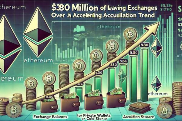 $380M In Ethereum Leaves Exchanges In 7 Days – Accumulation Trend Accelerates